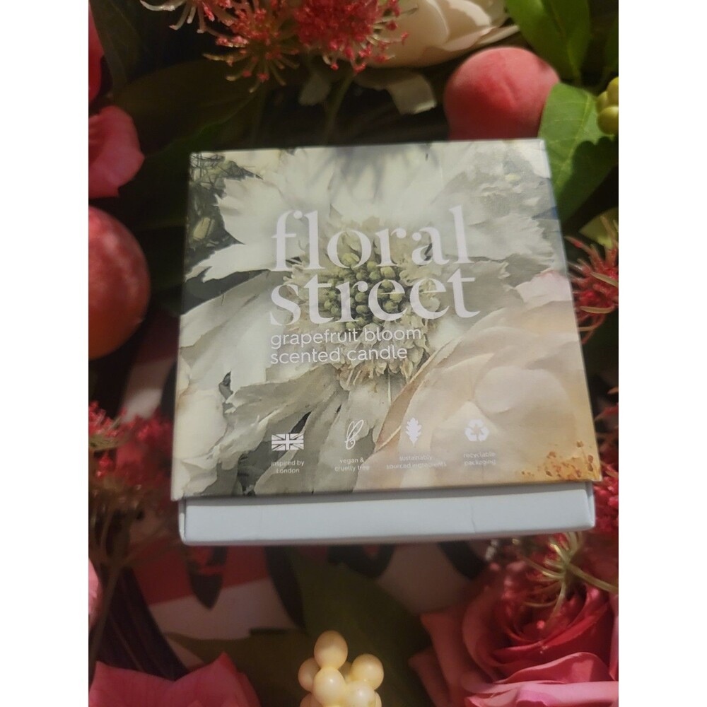 Floral Street Grapefruit Bloom Scented Candle New In Box Long Lasting